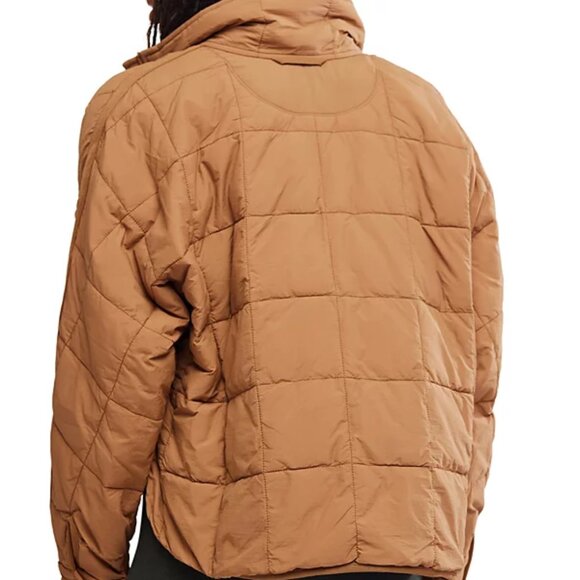 FP Movement Pippa Packable Puffer Jacket Color: Twig - Picture 4 of 5